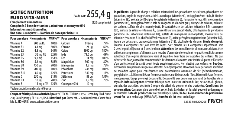 Euro Vita-Mins - nutrifact